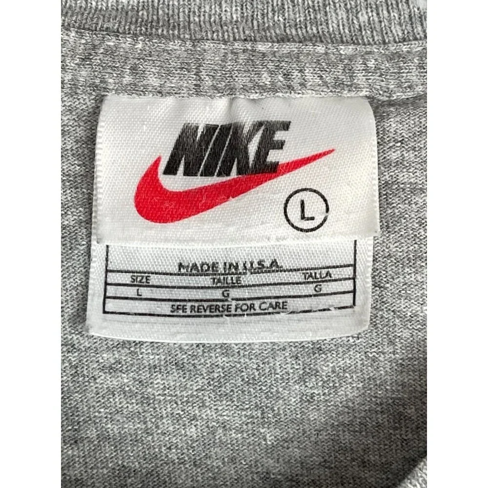 Nike Women's Large Gray T-Shirt Short Sleeve 